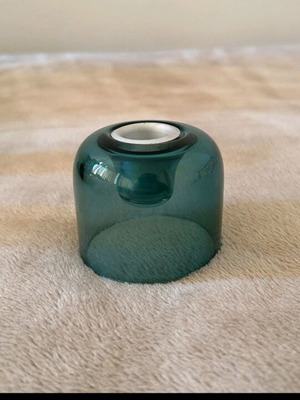 Glass candlestick like new