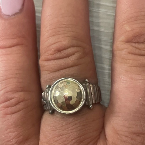 Ring Asimochryso 925 585 used, size 54