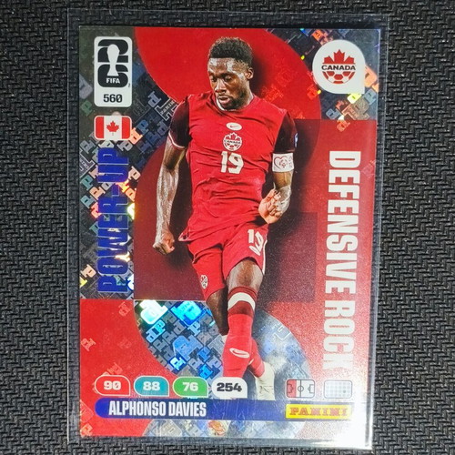 Alphonso Davies Lot of 2 Panini Adrenalyn XL FIFA World Cup 2026 cards, new