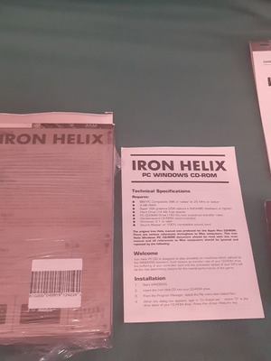 Iron Helix PC CD-ROM μεταχειρισμένο, adventure, 1993, Spectrum Holobyte