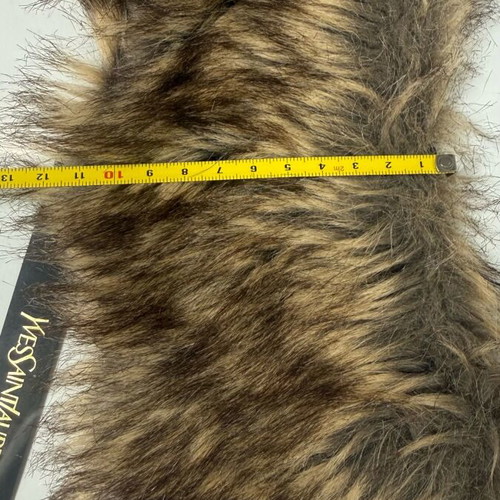 Zara fake fur coat collar removable, new beige brown