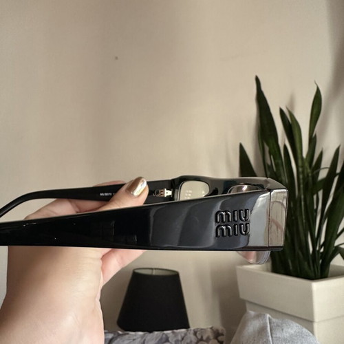 Miu Miu eyeglasses used, black