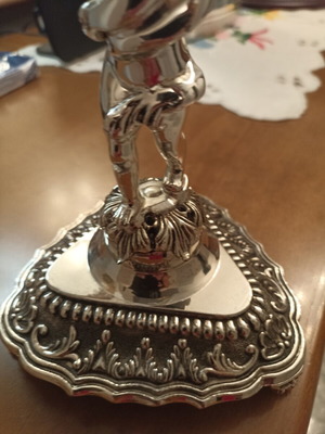 Silver-plated candlestick like new