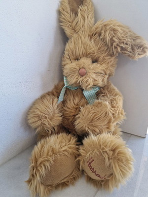 Κουνελάκι Harrods μεταχειρισμένο, fluffy Easter 2001