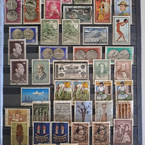Greek stamps used 1958-1970, 48 sealed