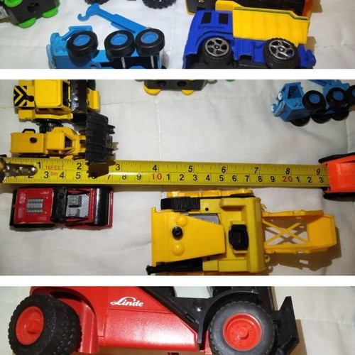 Vintage construction vehicles collection, 20 pieces, used
