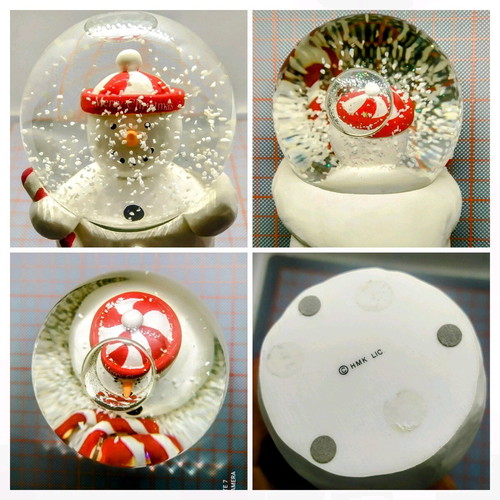 Hallmark snowman snowglobe like new