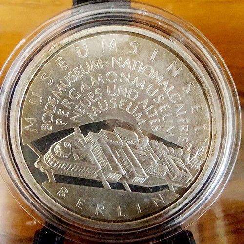 10 Euro 2002 A Museumsinsel Berlin Silver .925 coin new