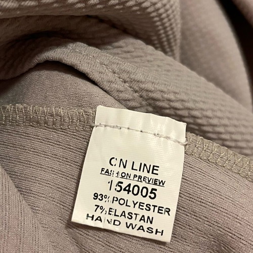 A-line skirt like new, size Large, beige and gray