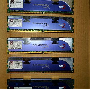 Kingston hyperX DDR2 2gb x 5τμχ