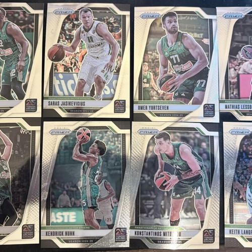 PAO Euroleague Prizm 24-25 basketball card lot