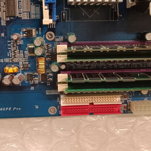 Albatron PX865PE Pro motherboard with Pentium 4 2.8GHz and 2.5GB RAM like new