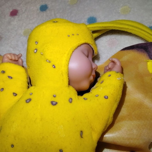 Anne Geddes Butterfly Sleeping Doll collectible, used, 25 cm