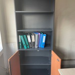 Office bookcases used, melamine material