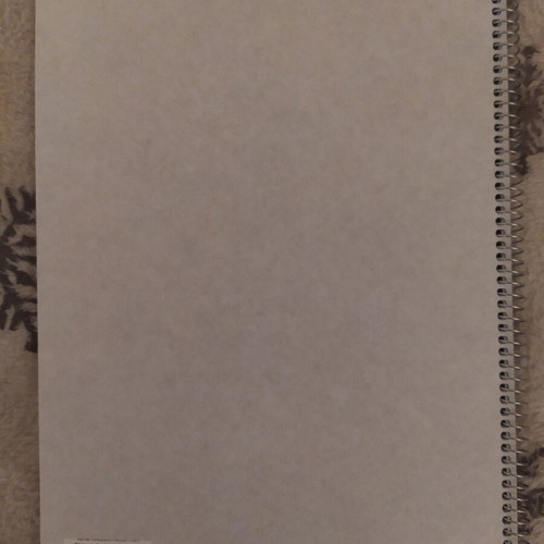 Black and White A4 spiral notebook, 2 subjects, 60 pages, marble design