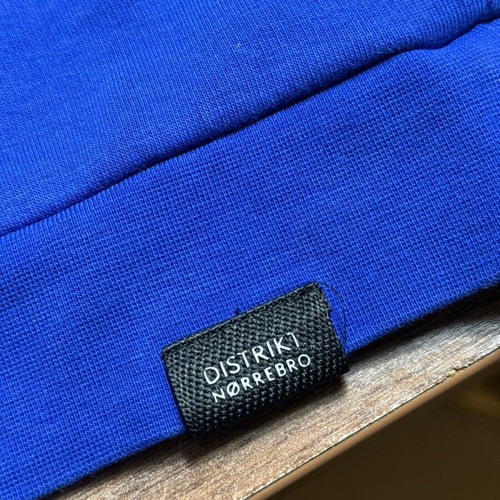 DISTRIKT NØRREBRO men's blue hoodie S new