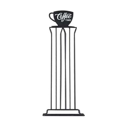 Espresso capsule stand metal black 36 slots Estia