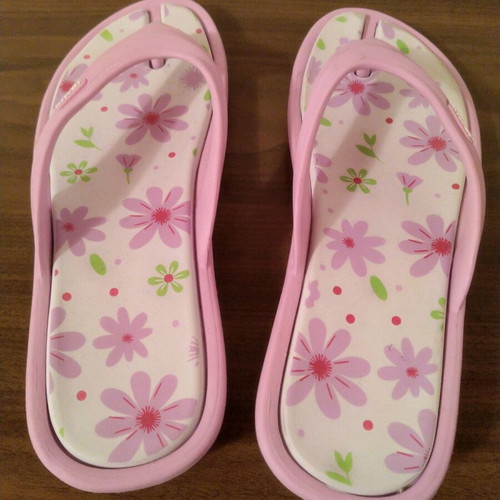 Women's flip-flops size 38 new, pink and comfortable
