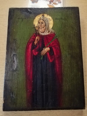 Αγιογραφία Αγίας Βαρβάρας, 22x30 εκ.