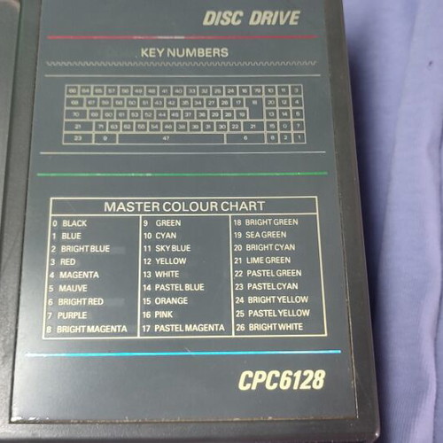 Amstrad CPC6128 vintage used, functional condition