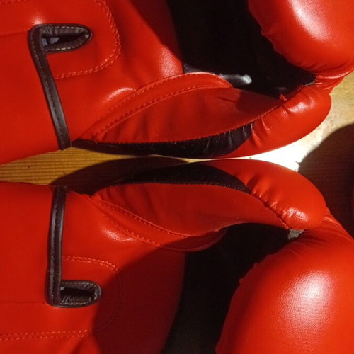 Boxing gloves like new, 10oz, synthetic leather