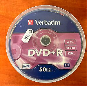 Δίσκοι Verbatim DVD+R 4.7GB 50 τμχ