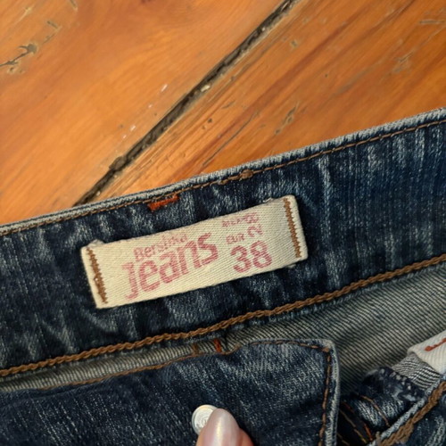Bershka Mini Jean Skirt, blue