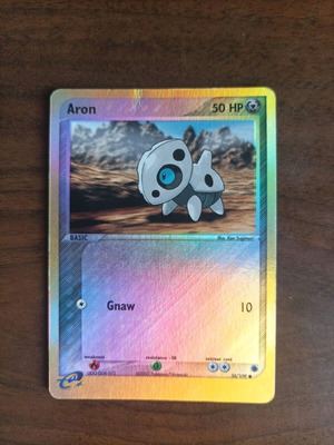 Κάρτα Pokemon Aron μεταχειρισμένη, reverse holo αυθεντική
