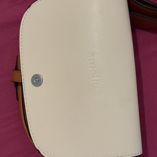 Amelie crossbody bag like new, beige