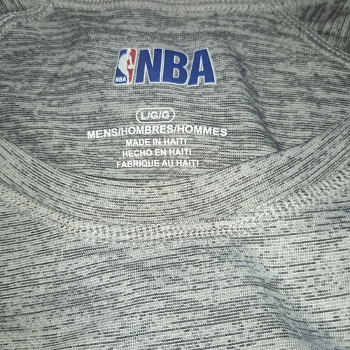 NBA Bulls men's t-shirt, gray, size L