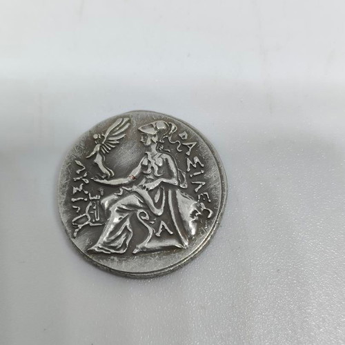 Silver Lysimachus Tetradrachm like new, ancient replica coin