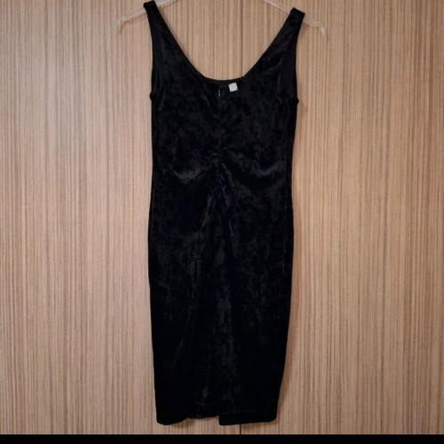 Velvet dress BSB xs new, black with strap