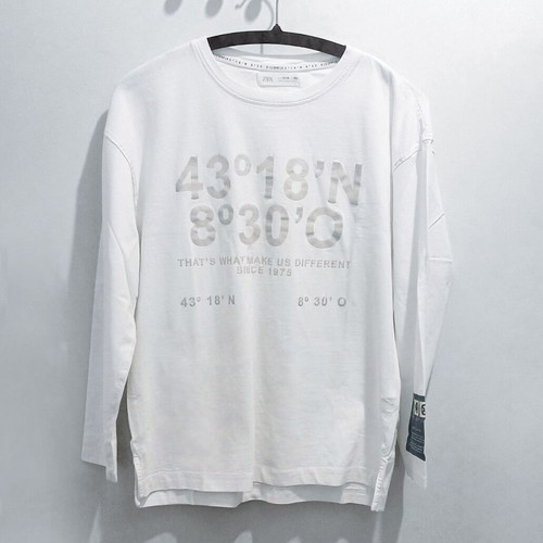Zara long-sleeve shirt for boys 13-14 years, like new, white