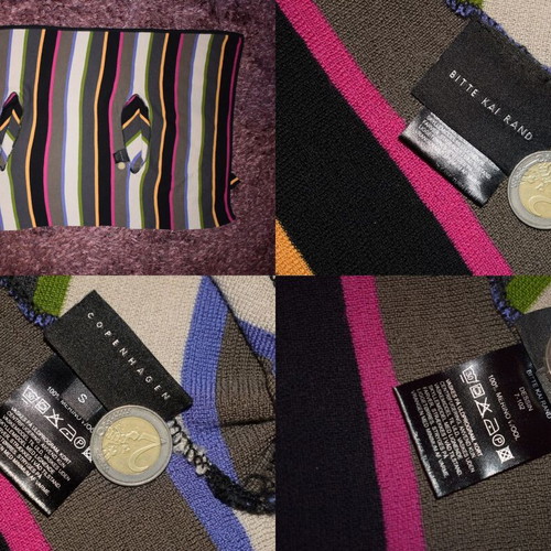 Bitte Kai Rand 100% Merino Wool Women's Vest Size S used, colorful