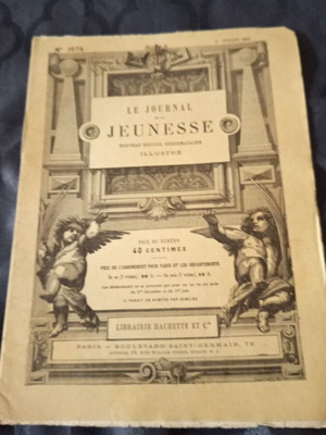 Le Journal de la Jeunesse περιοδικό μεταχειρισμένο, γαλλικό 1893