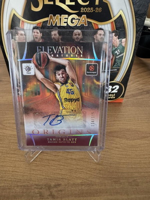 Panini Origins Euroleague 2025-26 Tamir Blatt auto card numbered 114/115 like new