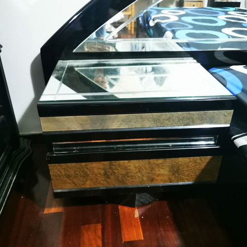 Double bedroom set used with 2 drawer units and dressing table with mirror
