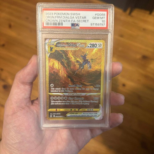 Origin Forme Dialga VSTAR (CRZ GG68) PSA 10 Mint Pokemon Card new