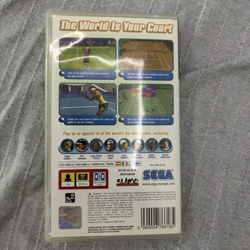 Virtua Tennis PSP game like new