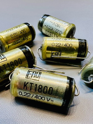 Πυκνωτές ERO KT1800 0,22uf / 400V audio, καινούργιοι, πακέτο 2 τεμαχίων
