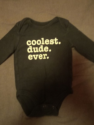 Carters Onesie used, size 3 months