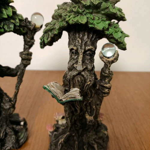 Decorative figures Tree of Life like new, set of two