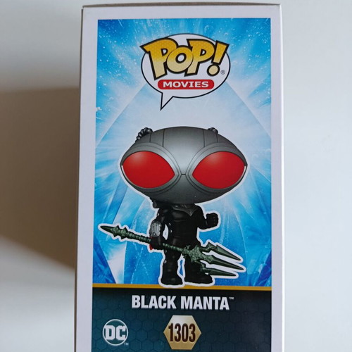 Funko Pop! Black Manta #1303 vinyl figure, like new
