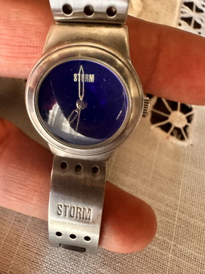 Storm women's watch, blue and silver
