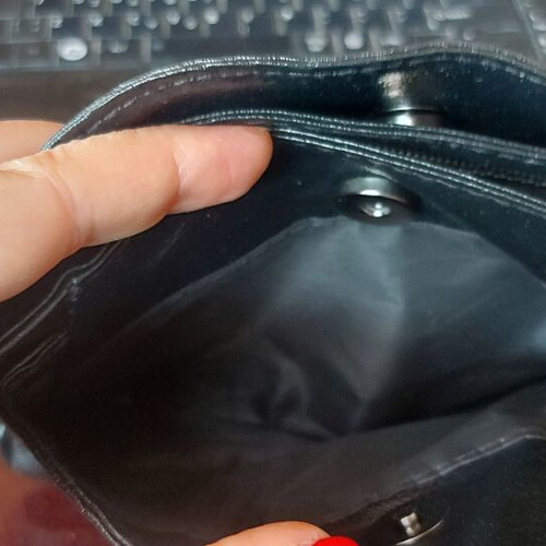 Crossbody bag new, medium size, black