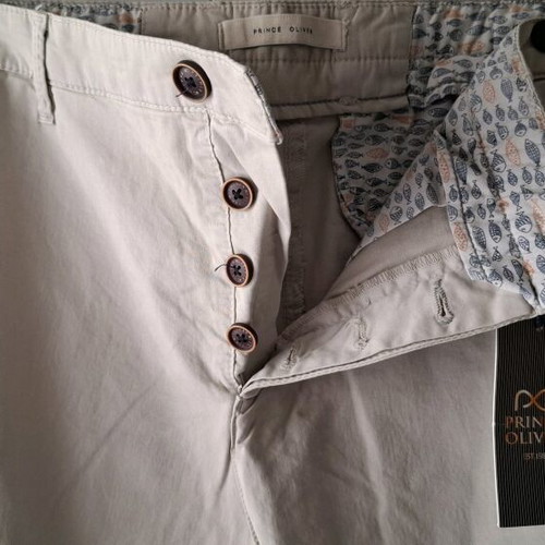 Prince Oliver chino pants beige summer new w36