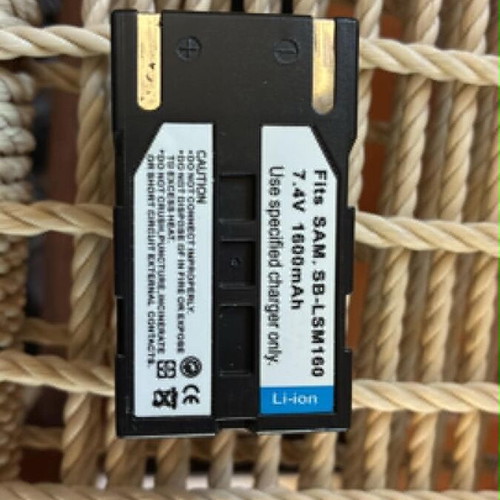 Samsung SB-LSM160 lithium battery used, 7.4V 1600mAh