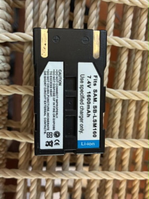 Samsung SB-LSM160 lithium battery used, 7.4V 1600mAh