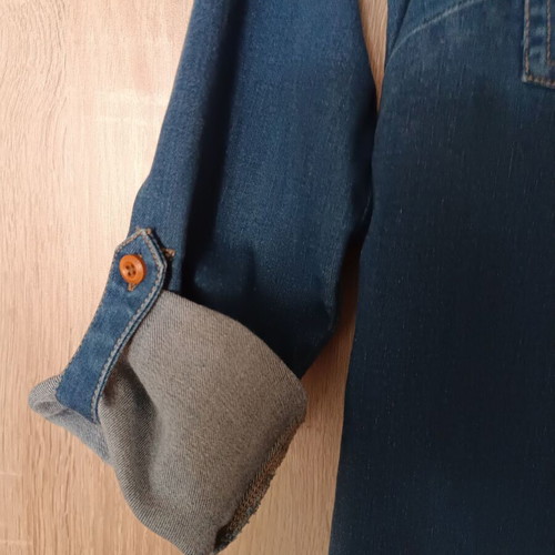 Esprit denim shirt dress like new, blue, size S