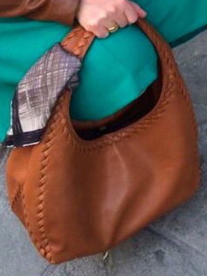Bottega Veneta τσάντα ώμου αυθεντική, δερμάτινη
